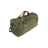 Wax Canvas Weekender Bag in Green