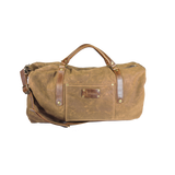 Wax Canvas Weekender Bag in Tan