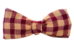 The Steinbeck Garnet Bow Tie