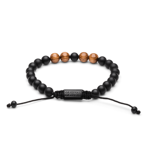 Zebrawood Onyx Bracelet