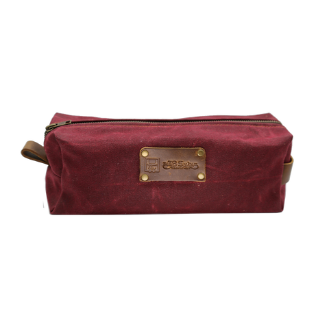 Dopp Kit in Burgundy