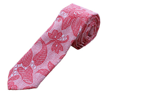 The Red Dragon Skinny Necktie