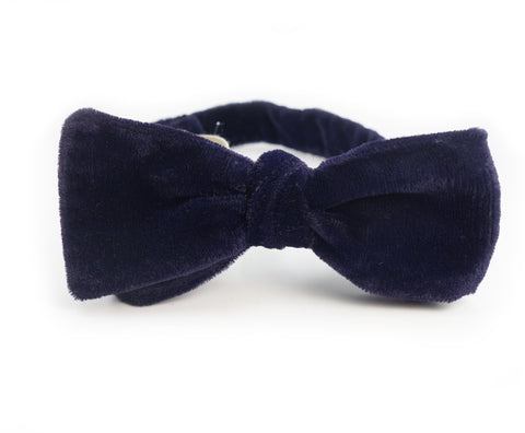 The Sammy Davis Jr Purple Velvet Bow Tie