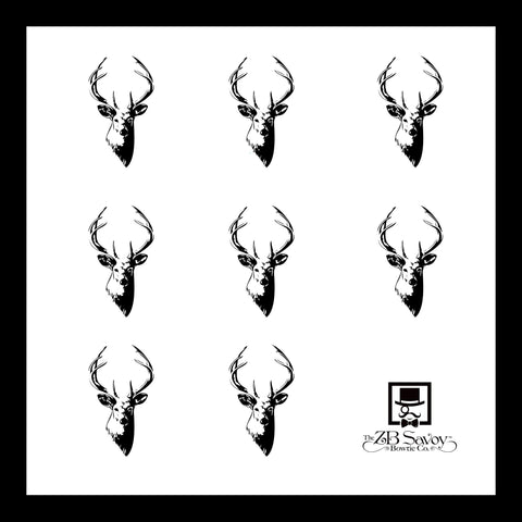 The Stag Silk Pocket Square