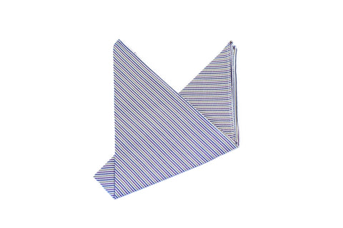 The Purple Olive Pinstripe Pocket Square