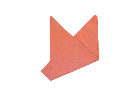 The Orange Solid Pocket Square