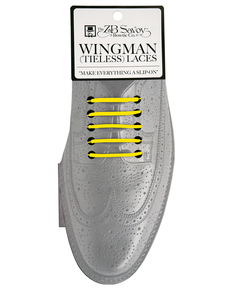 Wingman No Tie Shoelaces - YELLOW – ZB Savoy