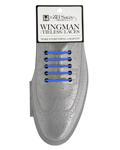 Wingman "WIDES" (2") Tieless Shoelaces - BLUE