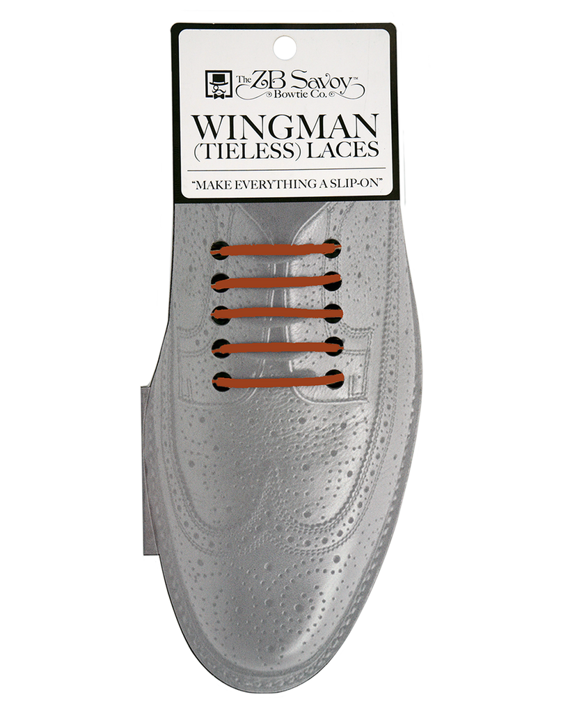 Wingman No Tie Shoelaces - BROWN – ZB Savoy